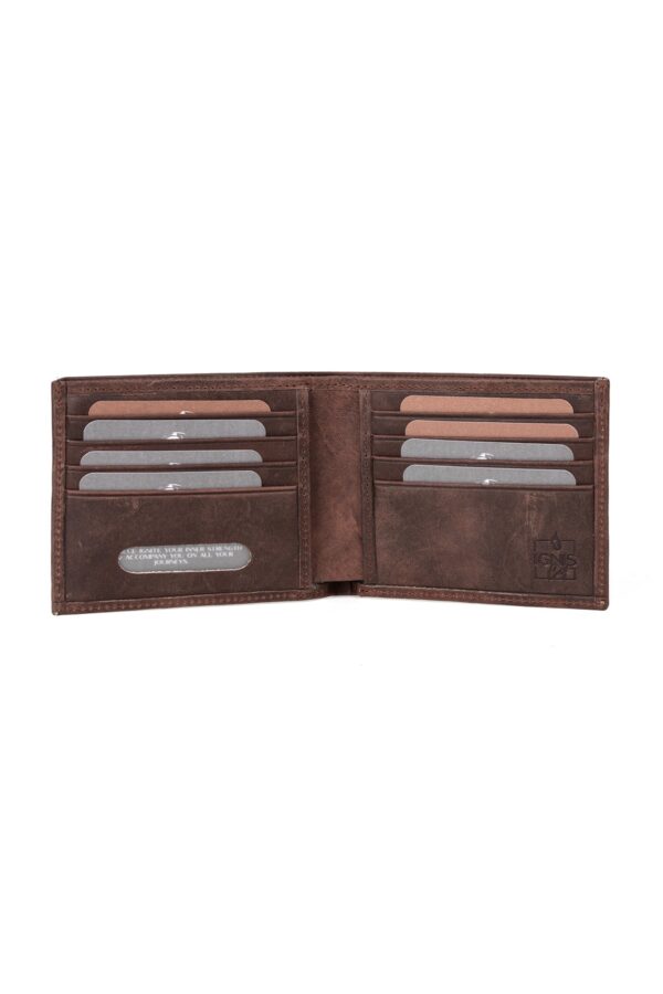 Men's Leather Wallet with Removable Card Holder | Solo Dynamic - Image 2