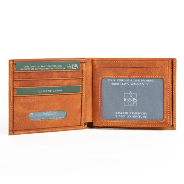 Men's Leather Wallet | Essential Amber - Image 2
