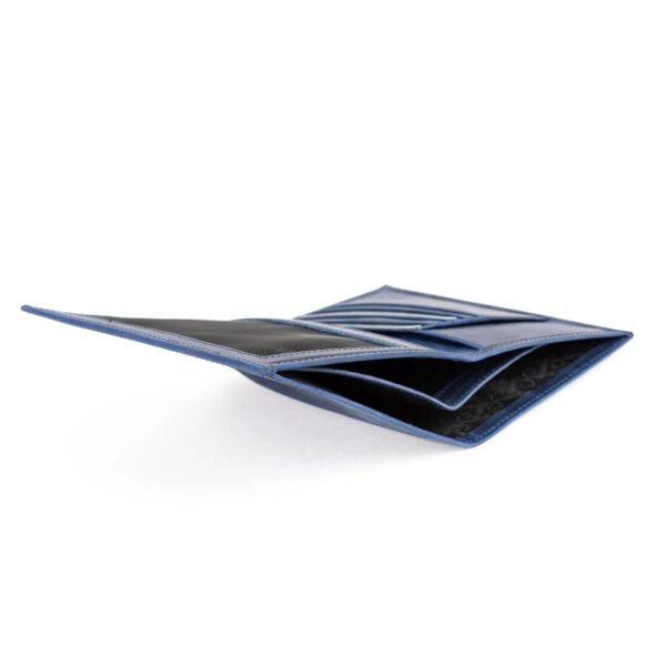 Leather Passport Wallet | Voyager Sapphire - Image 6