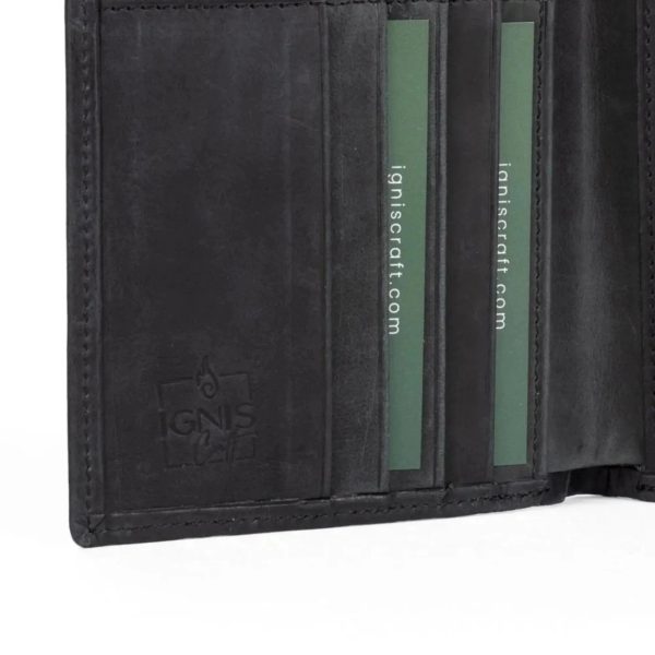 Leather Passport Wallet | Voyager Obsidian - Image 5