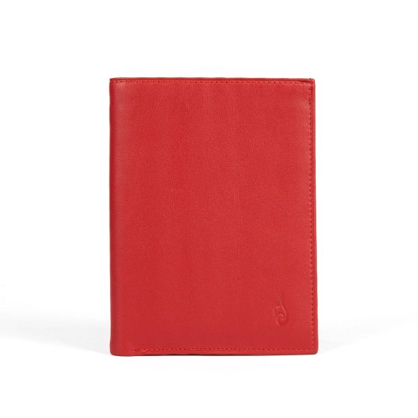Leather Passport Wallet | Voyager Ruby - Image 3