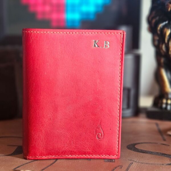 Leather Passport Wallet | Voyager Ruby - Image 7