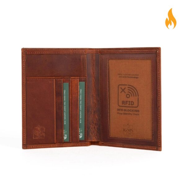 Leather Passport Wallet | Voyager Agate - Image 2