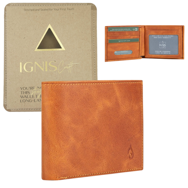 Men's Leather Wallet | Essential Amber - Image 12