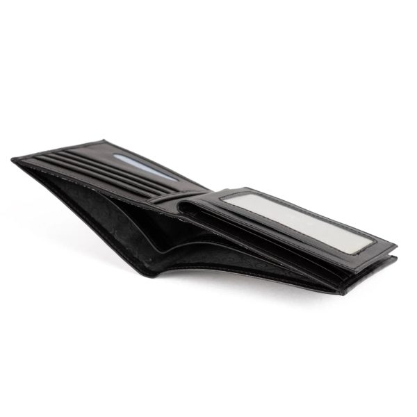 Men’s Black Leather Wallet – Slim RFID Minimalist Design - Image 8
