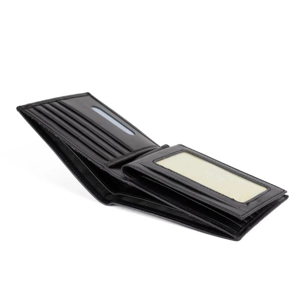 Men’s Black Leather Wallet – Slim RFID Minimalist Design - Image 9