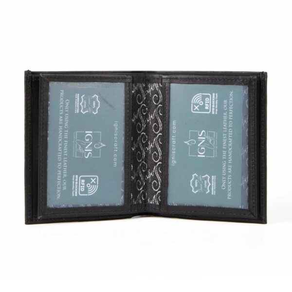 Men’s Leather Card Wallet | Folio Onyx - Image 2