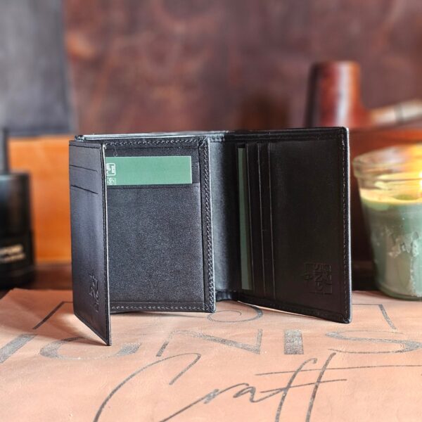 Men’s Leather Card Wallet | Multifold Onyx - Image 5