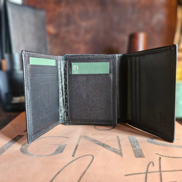 Men’s Leather Card Wallet | Multifold Onyx - Image 4
