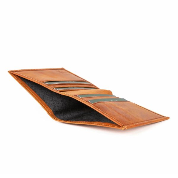 Men’s Leather Card Wallet | Slimline Amber - Image 7