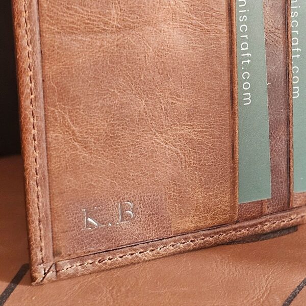 Minimalist Men's Leather Wallet | Apex Agate - Image 10