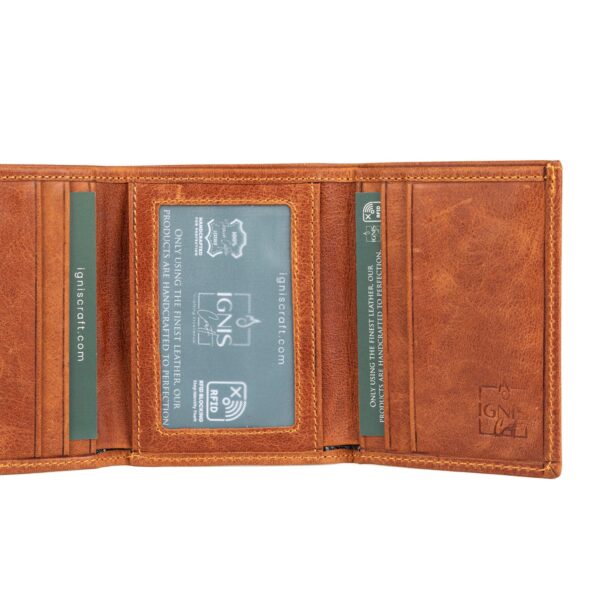 Minimalist Men's Leather Wallet | Apex Amber - Image 6