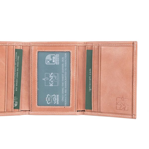 Minimalist Men's Leather Wallet | Apex Coral - Image 6