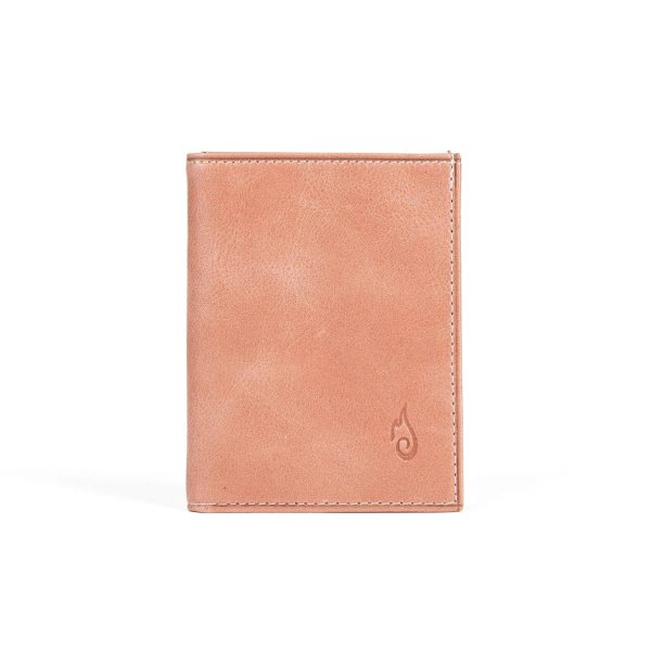 Minimalist Men's Leather Wallet | Apex Coral - Image 3