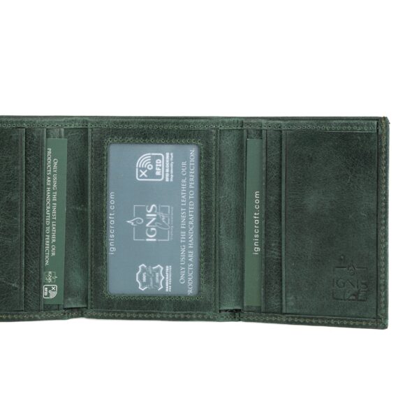 Minimalist Men's Leather Wallet | Apex Jade - Image 6