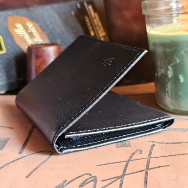 Minimalist Men's Leather Wallet | Apex Onyx - Image 6