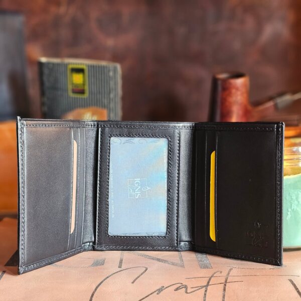 Minimalist Men's Leather Wallet | Apex Onyx - Image 3
