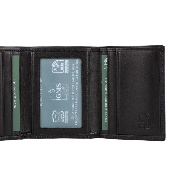 Minimalist Men's Leather Wallet | Apex Onyx - Image 13