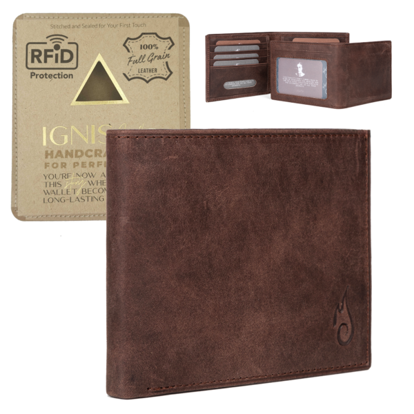 Men's Leather Wallet with Removable Card Holder | Solo Dynamic
