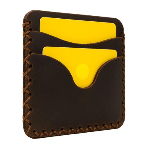 Genuine Leather Card Holder – Handmade Slim Wallet for Men