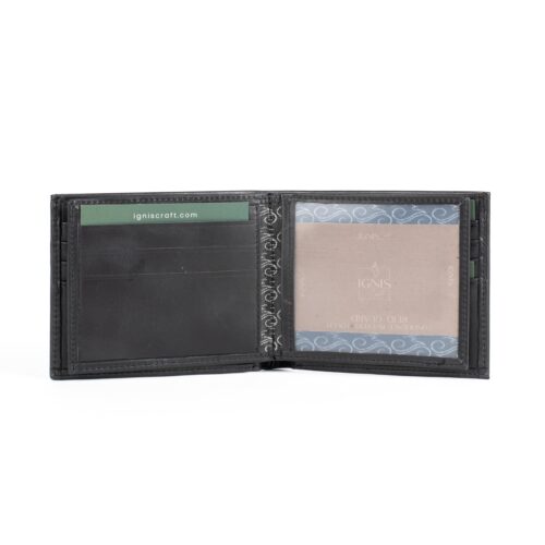 RFID Blocking Leather Bifold Wallet – Slim & Minimalist
